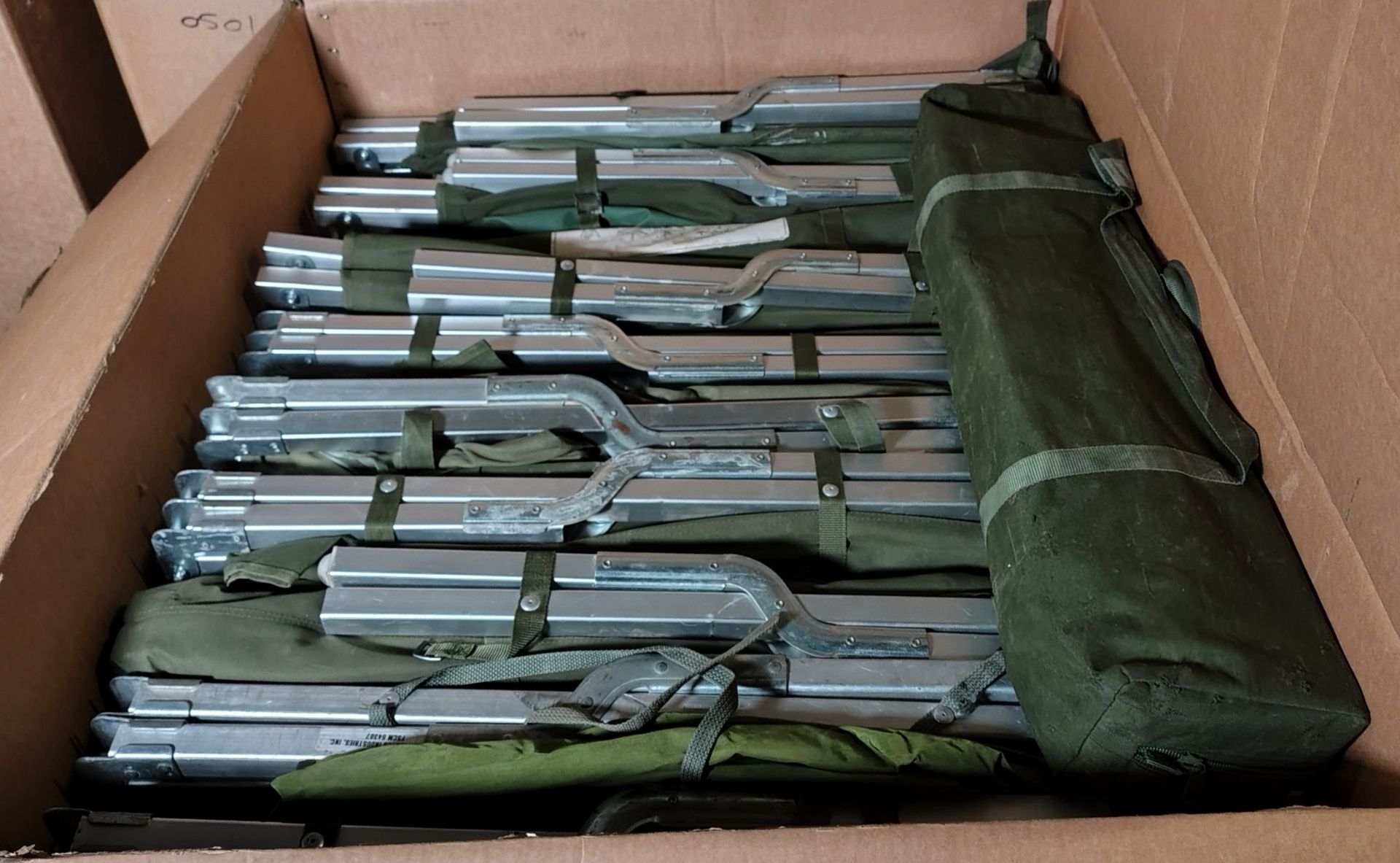 40x British Forces folding cots - may require repair - Image 9 of 10