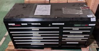 Draper Expert plus 10 drawer tool cabinet - L 1050 x W 450 x H 500mm