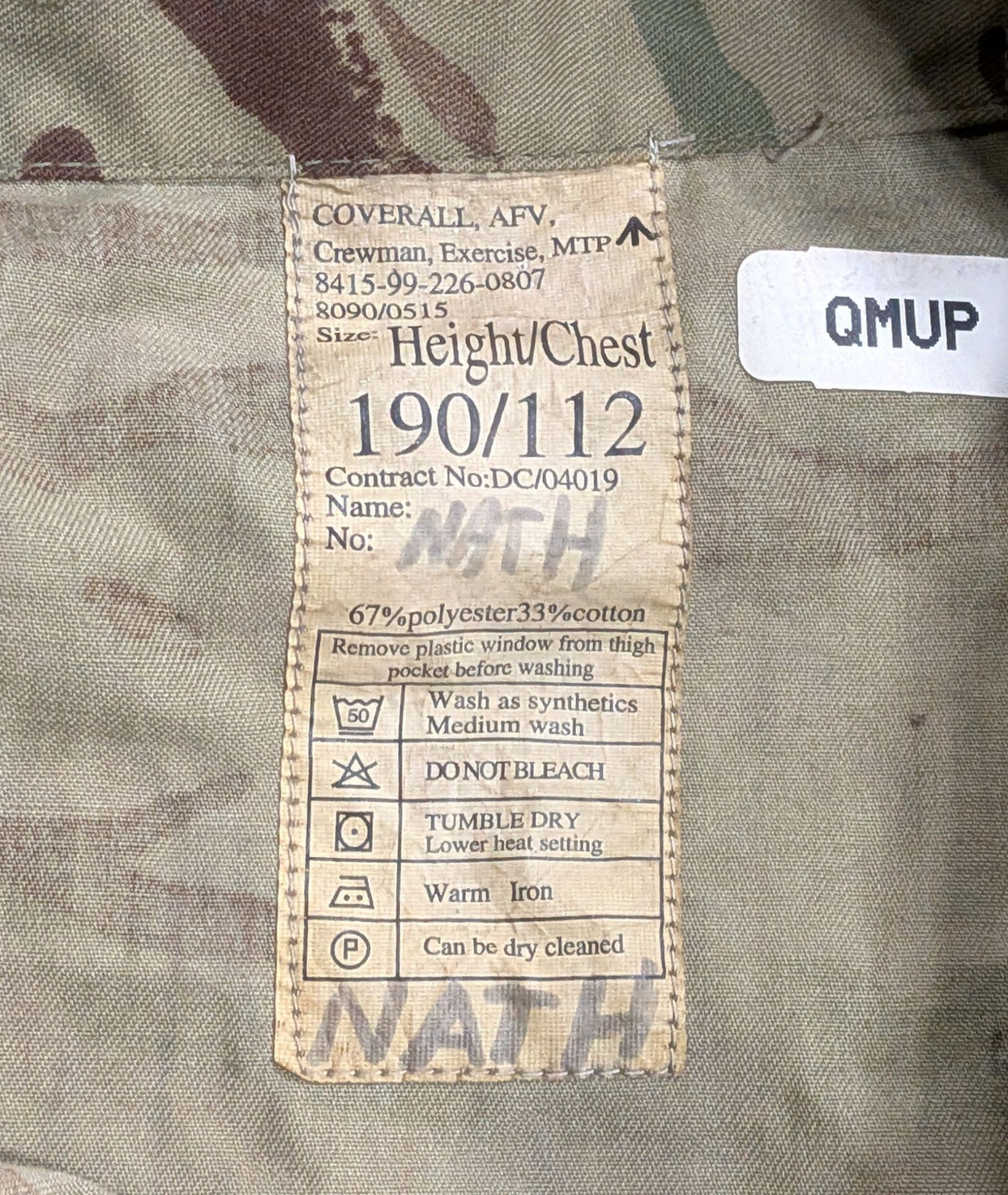 Various types of ex-military camo clothing - may include accessories - 225kg – may require repair - Image 2 of 7