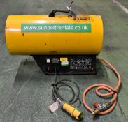 Master climate solutions BLP53M 125K BTU heater - propane/electric - 110V - L 600 x W 300 x H 450mm