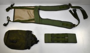 Various types of olive ex-military accessories - 8kg