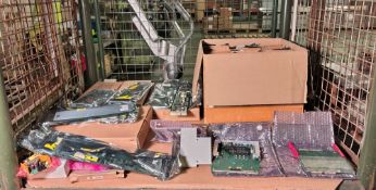 Collection of data cards, spare PSUs and PCA cards - mixed functions