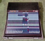 Midas Venice 240 24 channel analogue mixer console with flight case - W 760 x D 830 x H 260mm