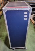 ABS Cases mobile flight case with castors - W 860 x D 540 x H 1440mm