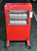 Industrial floor heater - 110V - L 560 x W 490 x H 880mm