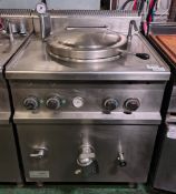 Hobart HE5017 stainless steel electric boiling pan - W 700 x D 830 x H 980mm