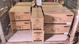Xerox printer consumables - Phaser 6360 imaging units and 220 volt fusers - 16 units
