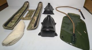 Various types of ex-military hardware and accessories - 96kg – may require repair / be incomplete