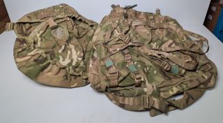 21x British Army MTP short convoluted rucksacks
