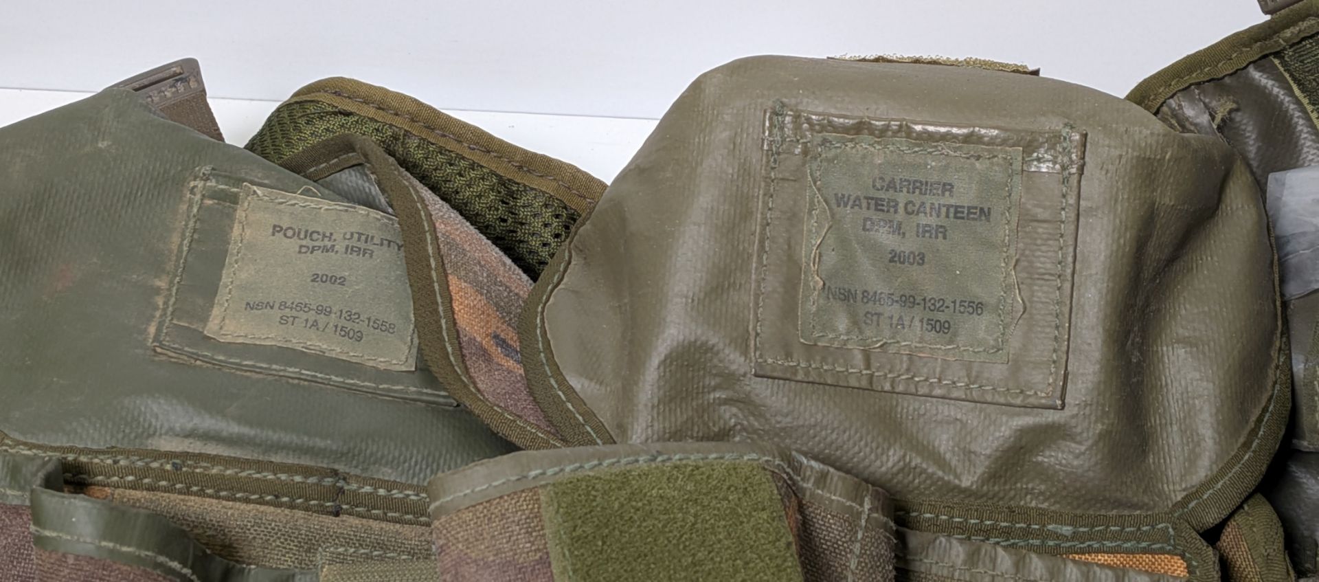Various types of ex-military DPM accessories - 158kg – may require repair / be incomplete - Image 3 of 11