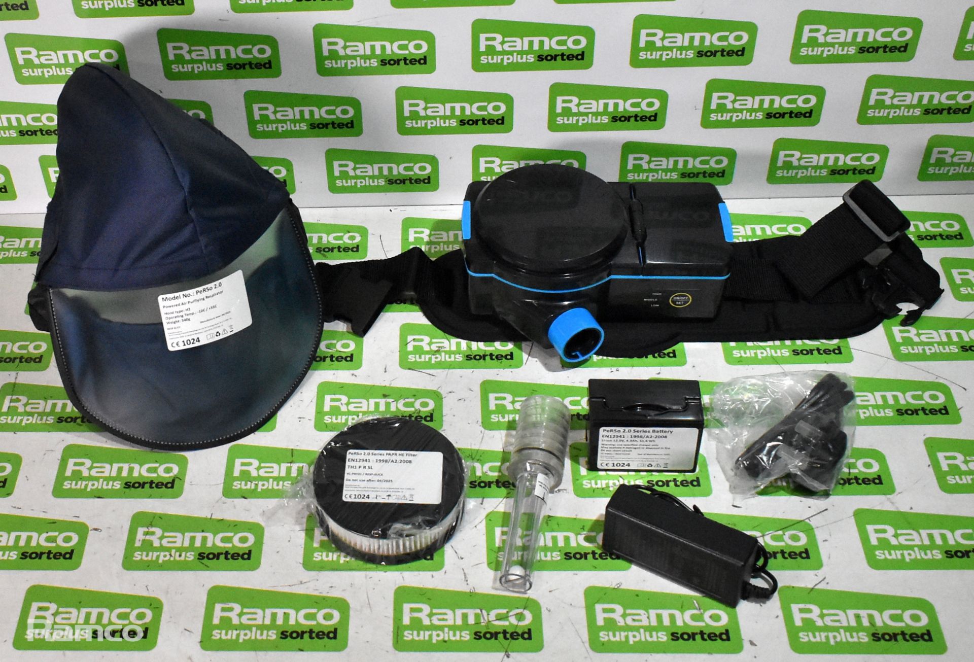 10x PeRSo 2 Respirator systems with P2 hoods
