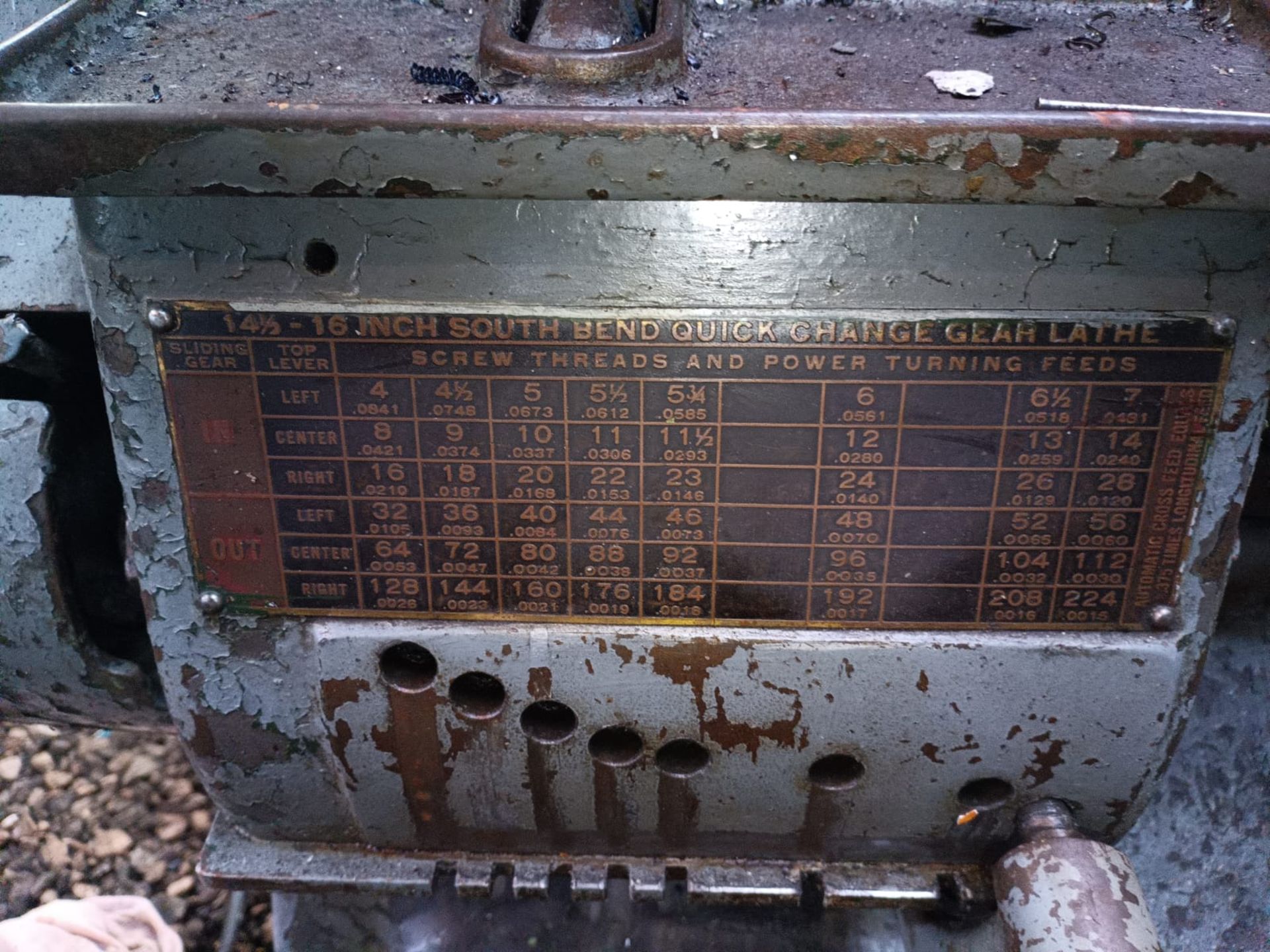 South bend lathe - 415V - This has been tested and does power up - Image 8 of 8