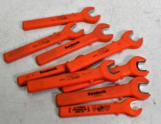 ITL Roebuck mixed insulated spanners - 2x 11mm, 7x 15mm