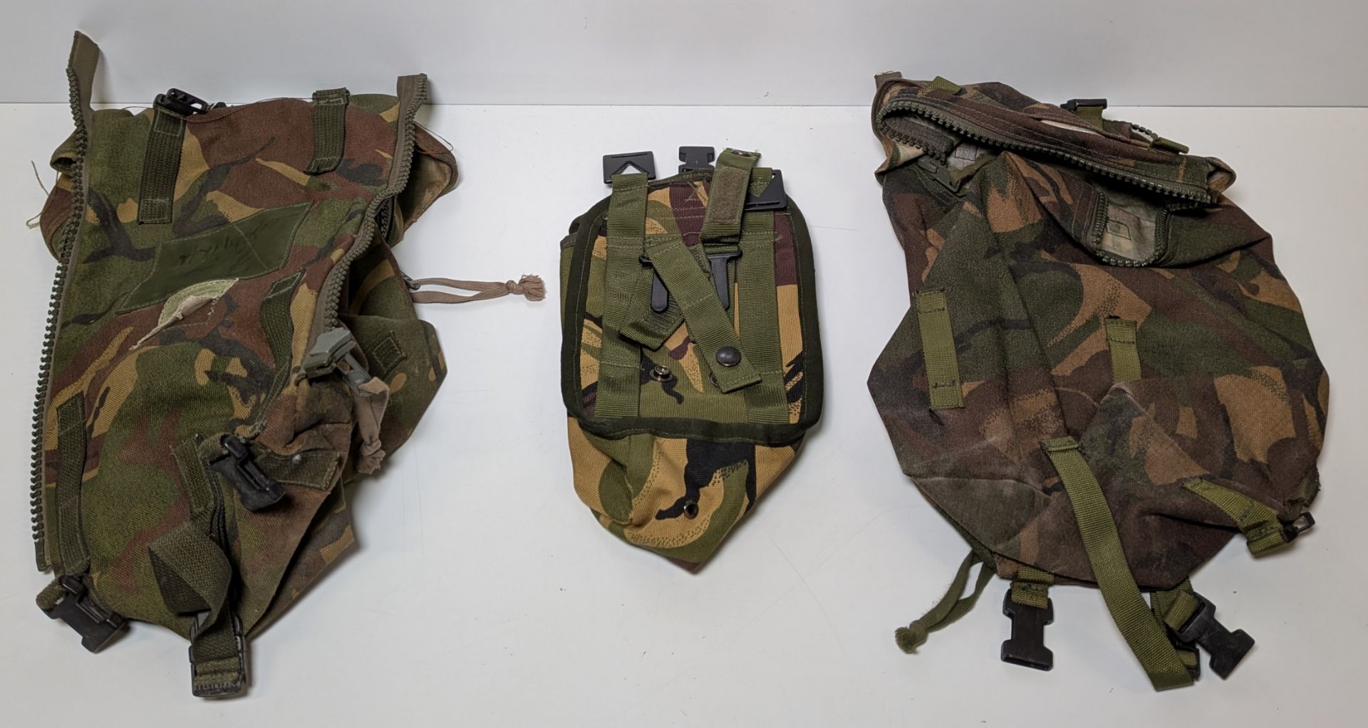 Various types of ex-military DPM accessories - 158kg – may require repair / be incomplete - Image 6 of 11