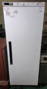 Williams LA400SS single door upright fridge - W 650 x D 650 x H 1770mm