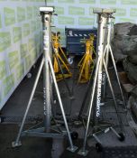 Set of 4x Somers Totalkare 7.5 tonne tall axle stands - W 780 x D 780 x H 1475mm