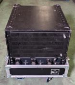 DiGiCo Madi-Rack 48/8 stage rack with Madi interface module and mobile flight case