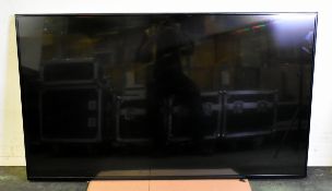 LG 65SM5KD-B 65 inch full HD display screen in 5 Star flight case on wheels