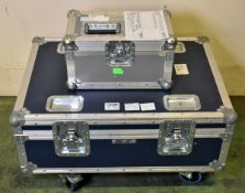 Epson EB-L1075U 3LCD projector in 5 star flight case on wheels with Epson ELP LU03 projector lens