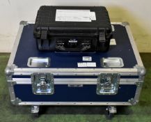 Epson EB-L1075U 3LCD projector in 5 star flight case on wheels with Epson ELP LU04 projector lens