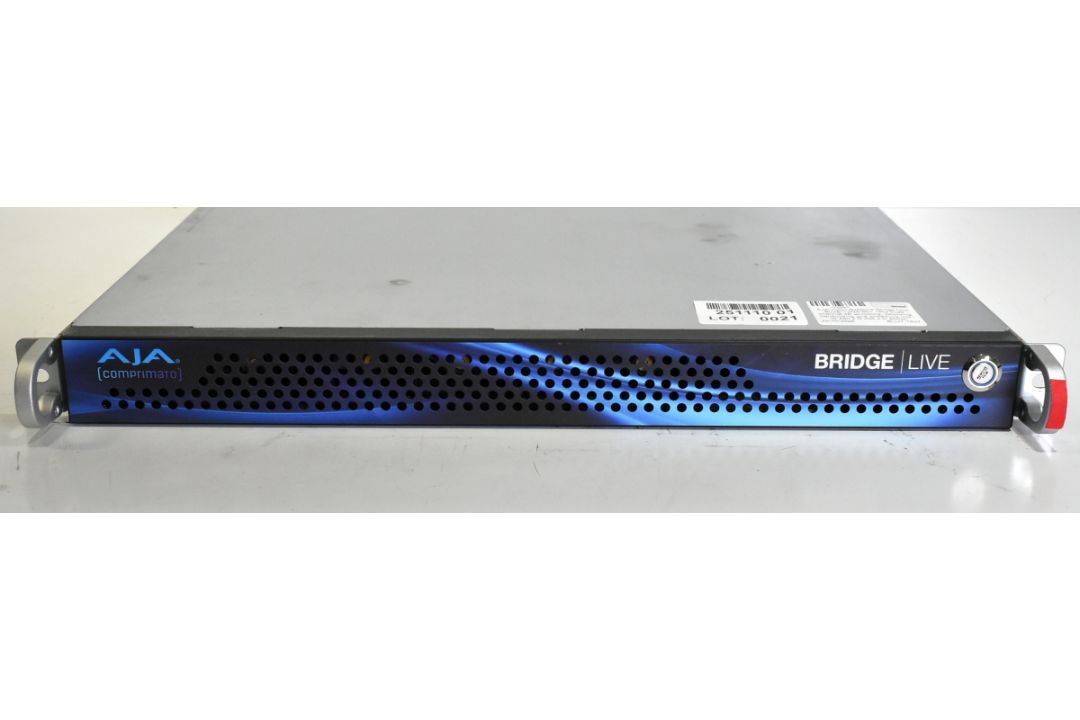 AJA Video Systems Bridge Live BLVE-12G4-S01 1RU multi channel 4K unit - Image 2 of 5