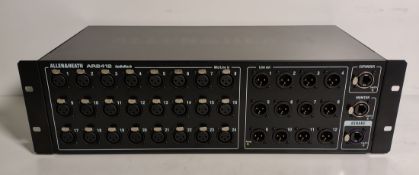 Allen & Heath AR2412 audio rack - 24 input and 12 output - 3U rack mountable