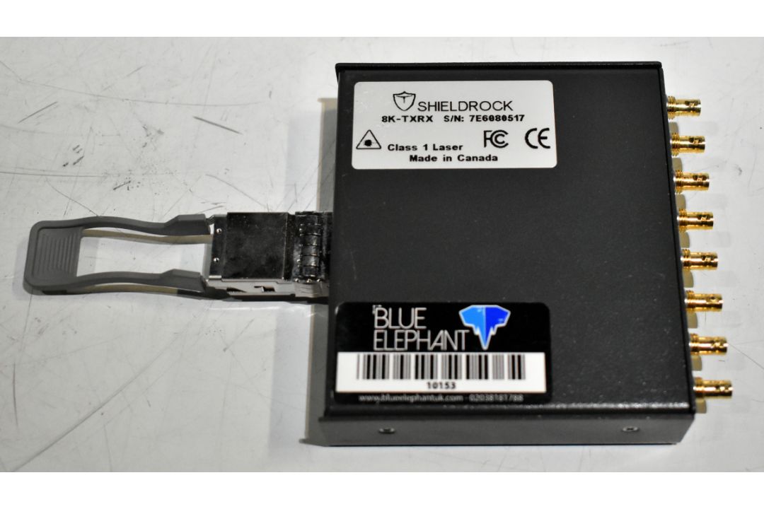 Shieldrock 8K TXRX bi-directional SDI fibre (multimode) convertor kit with fibre optic cable drum - Image 8 of 12