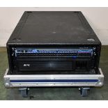 Netgear M4500-48XF8C managed network switch & APC SMT750RMI2UC 750v smart UPS in 5 Star flight case