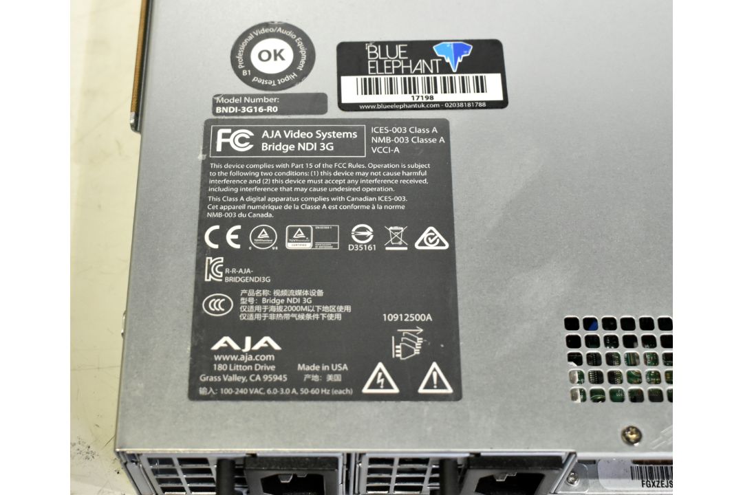AJA Video Systems Bridge NGI 3G BNDI-3G16-R0 1RU high density HD - full details in description - Image 5 of 5