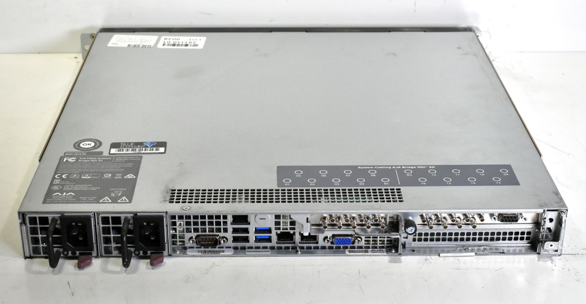 AJA Video Systems Bridge NGI 3G BNDI-3G16-R0 1RU high density HD - full details in description - Image 4 of 5