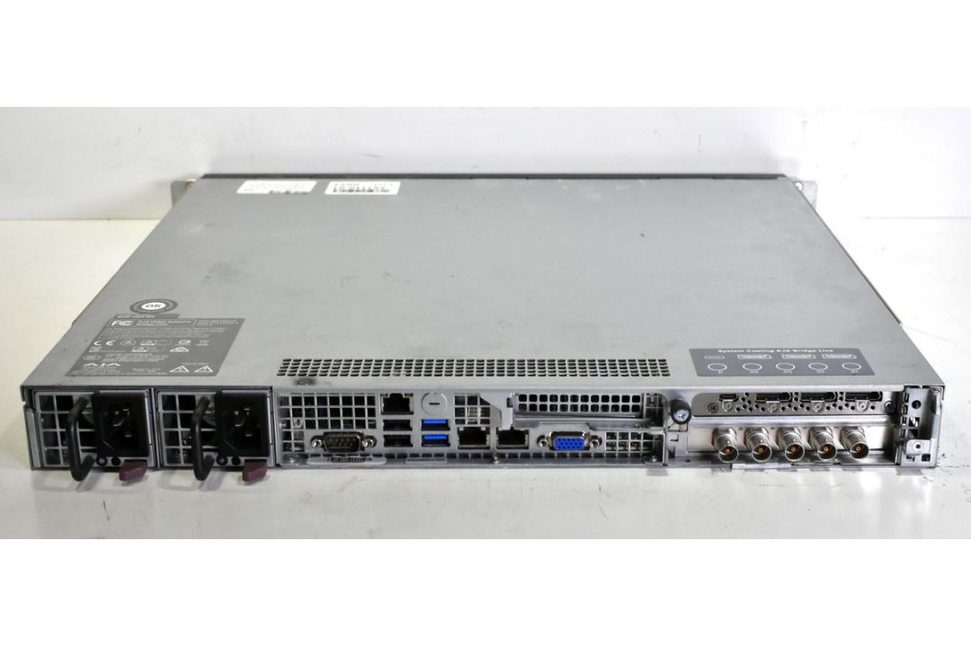 AJA Video Systems Bridge Live BLVE-12G4-S01 1RU multi channel 4K unit - Image 4 of 5