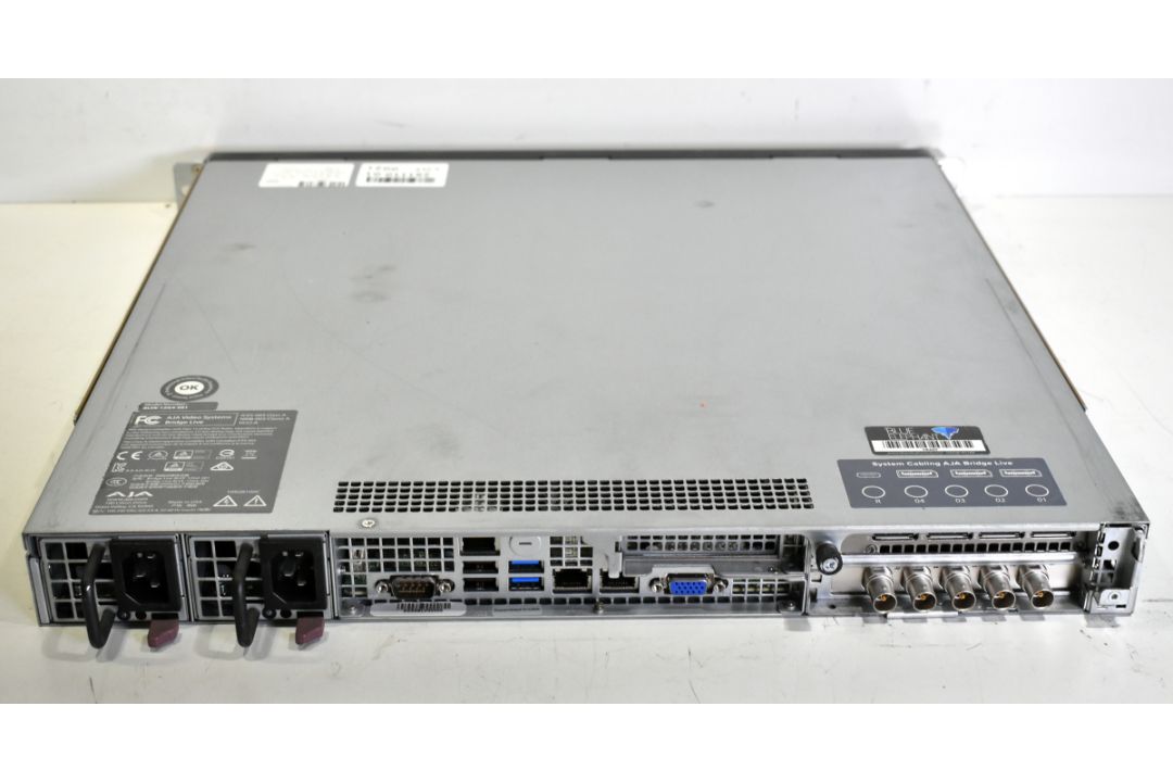 AJA Video Systems Bridge Live BLVE-12G4-S01 1RU multi channel 4K unit - Image 4 of 5