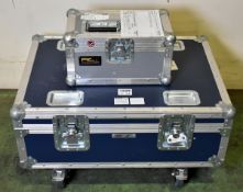 Epson EB-L1075U 3LCD projector in 5 star flight case on wheels with Epson ELP LU03 projector lens