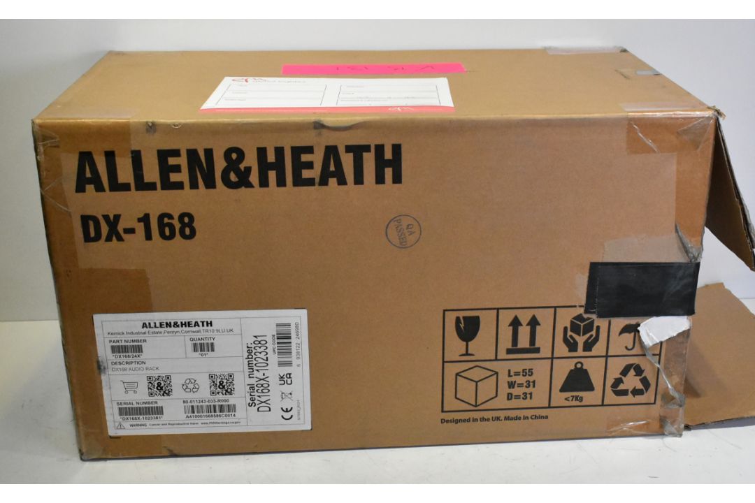 Allen & Heath DX168 audio rack - 16 input and 8 output - L 420 x W 190 x H 180mm - Image 5 of 5