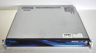 AJA Video Systems Bridge Live BLVE-12G4-S01 1RU multi channel 4K unit
