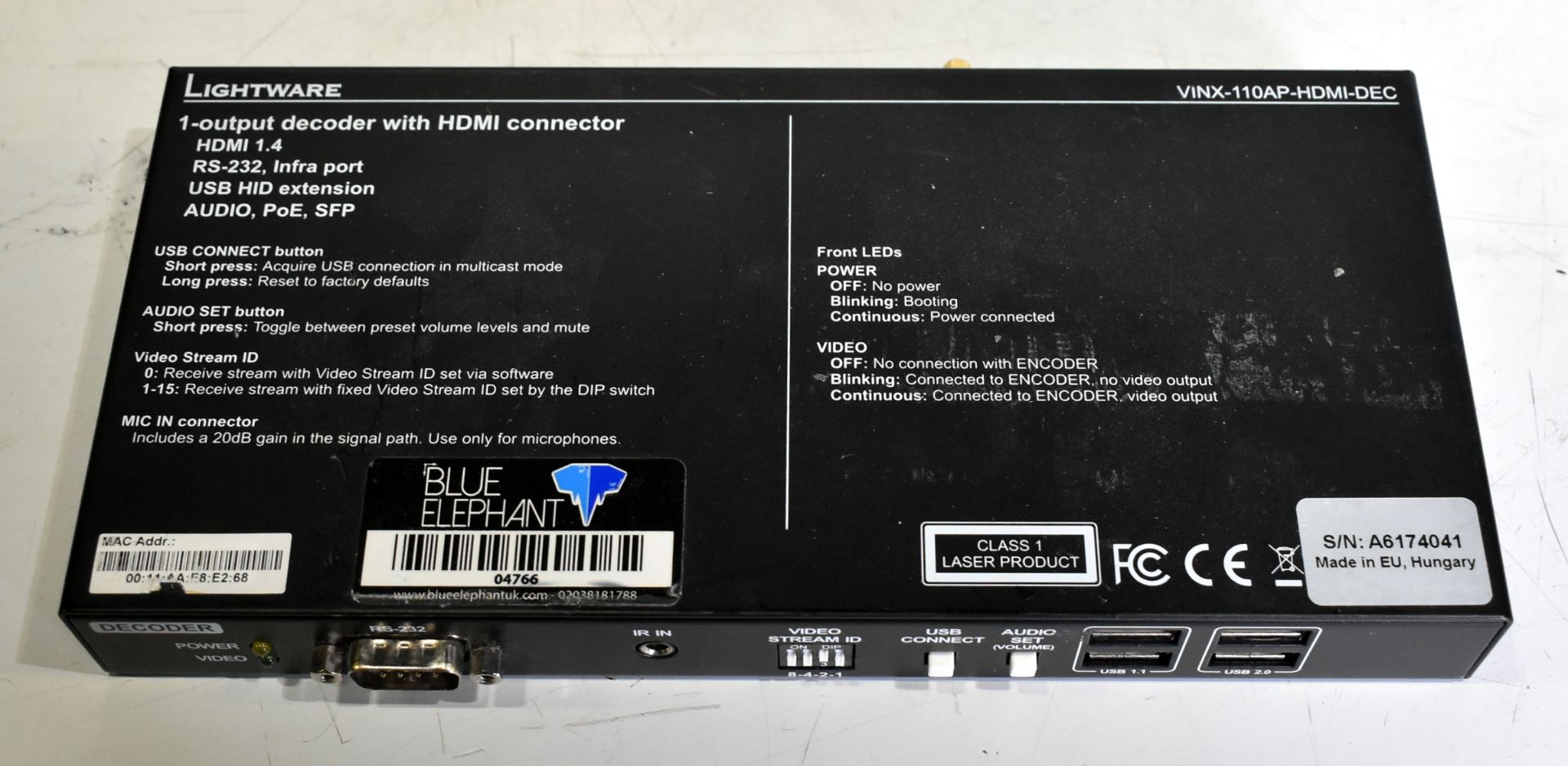 Lightware video disto distribution kit - see full description for component list - Image 6 of 9