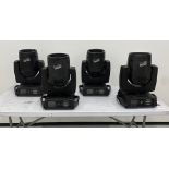 1 case containing 4x Clay Paky Sharpy Wash 330. c/w omega brackets. 165.6kg, 102 x 33 x 93 cm
