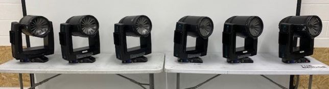 3 cases containing 6x VL-500D Wash. c/w pastel bulkhead, stipple lens. Each case at 105.2kg