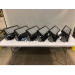 6x SGM P-5 LED wash in case