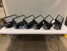 6x SGM P-5 LED wash in case