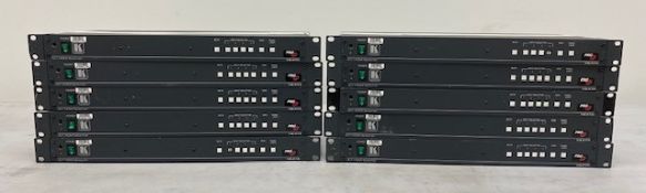 10x SWITCHER HDMI 4x1 KRAMER VS-41H. Total unpackaged weight 15kg