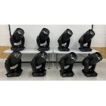 4 cases containing 7x VL-4000 BeamWash. c/w hook rails. Each case 172.8kg, 126 x 57 x 125 cm