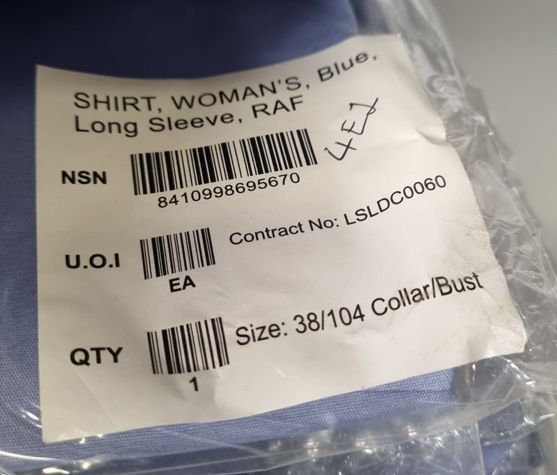 246x Various blue shirts - see description for types & pictures for selection of sizes - Image 13 of 33