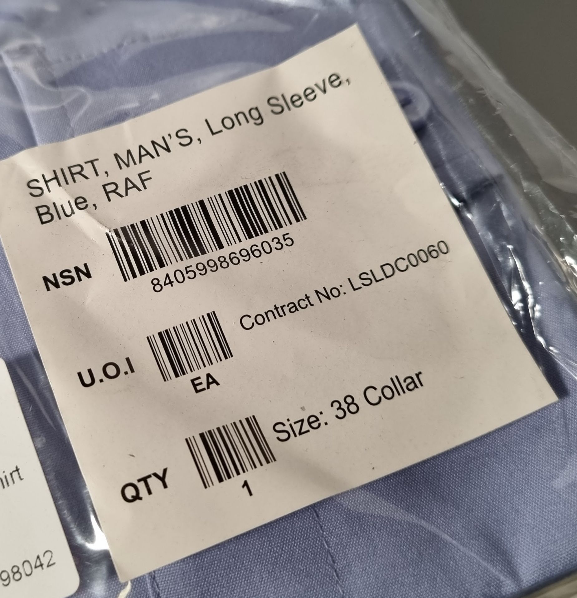 246x Various blue shirts - see description for types & pictures for selection of sizes - Image 17 of 33