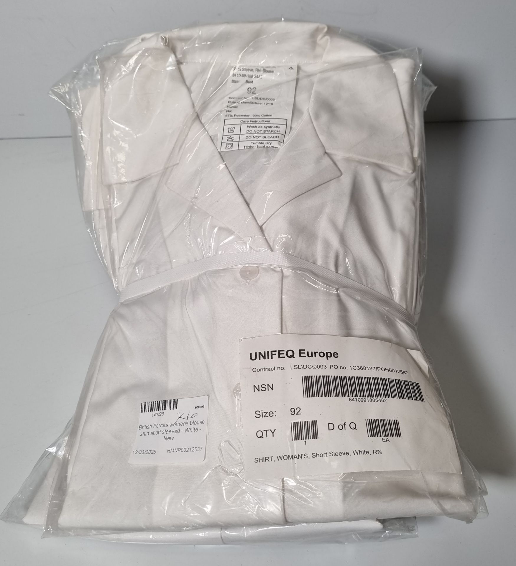 118x White shirts - see description for types & pictures for selection of sizes - Image 18 of 26