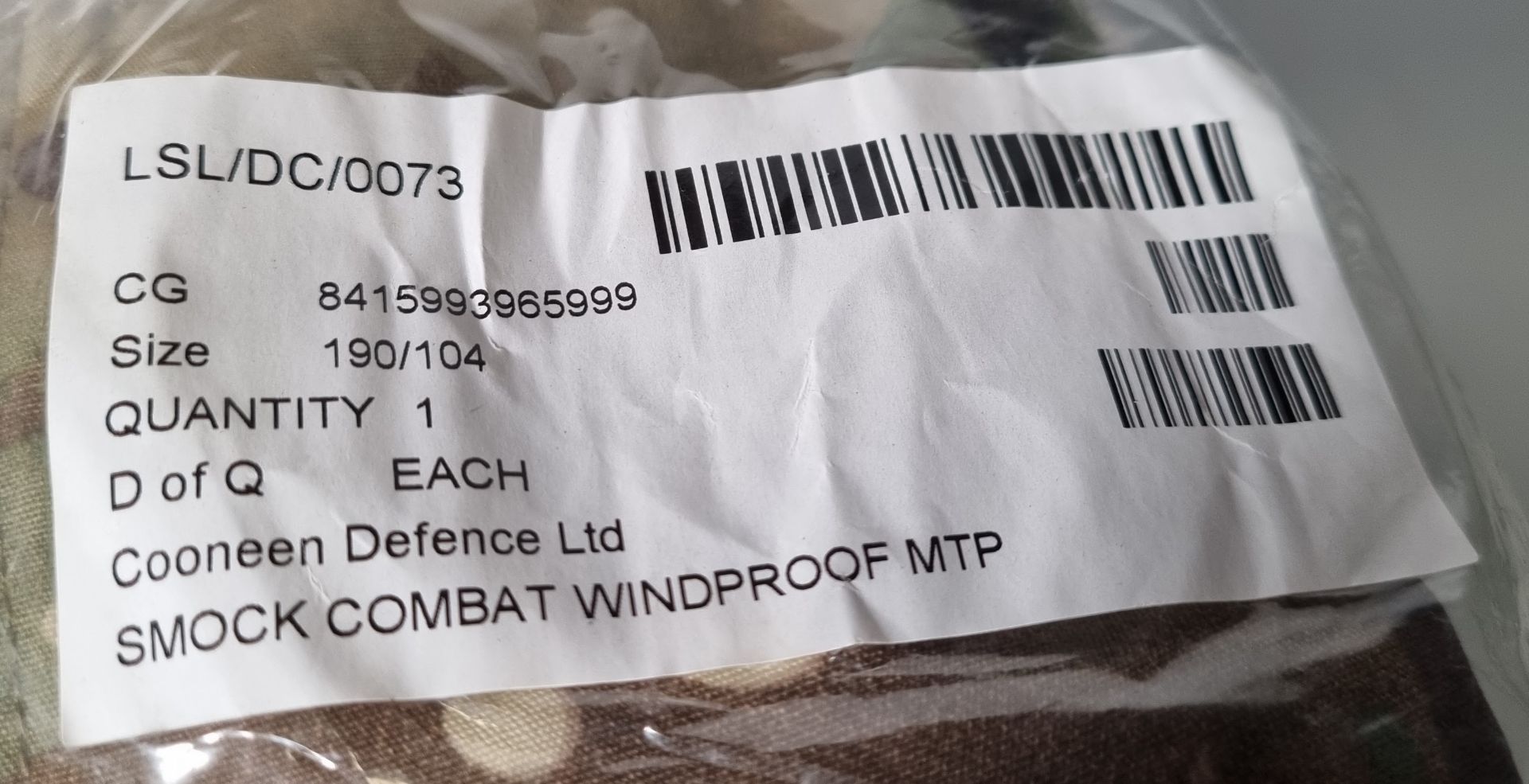 10x British Army MTP windproof smocks - mixed sizes - Image 8 of 10