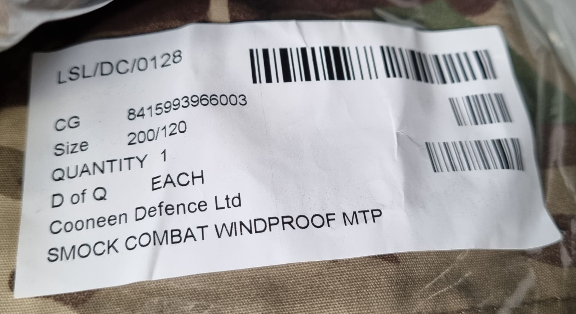 10x British Army MTP windproof smocks - mixed sizes - Image 10 of 10