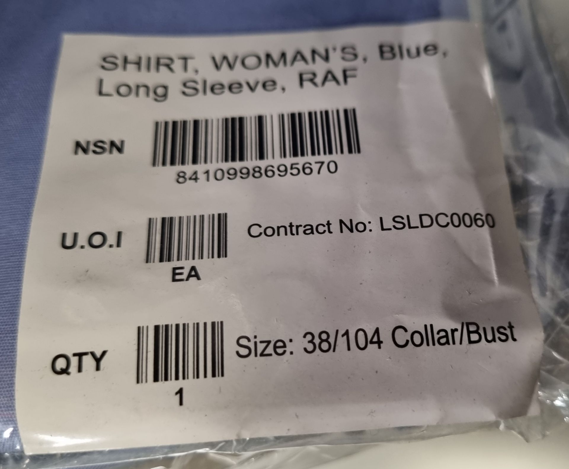 246x Various blue shirts - see description for types & pictures for selection of sizes - Image 12 of 33