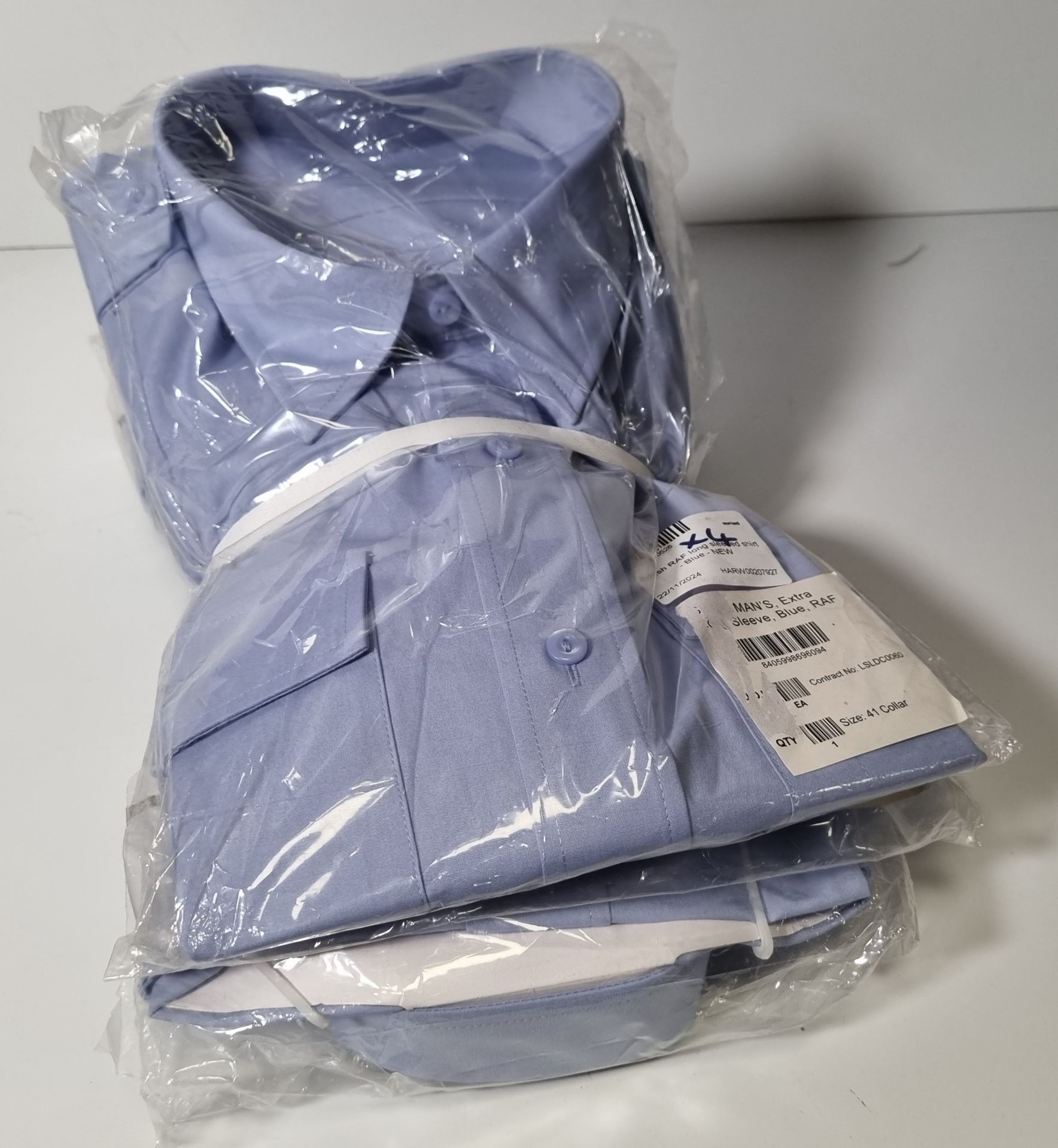 246x Various blue shirts - see description for types & pictures for selection of sizes - Image 6 of 33