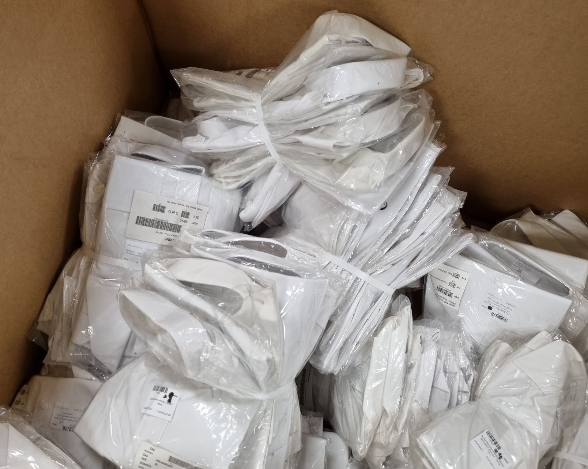 118x White shirts - see description for types & pictures for selection of sizes - Image 2 of 26